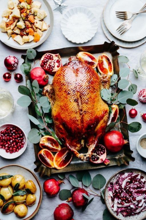 Pomegranate Molasses Glazed Duck