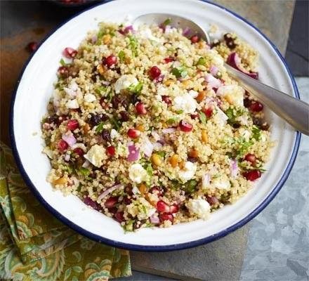 Pomegranate and Feta Quinoa Salad