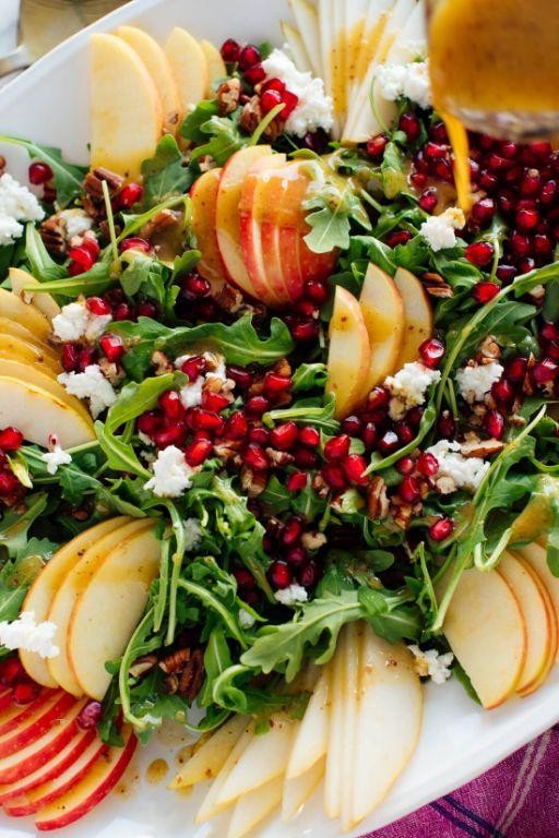 Pomegranate and Pear Holiday Salad
