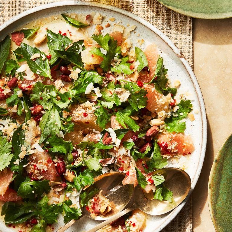 Pomelo Salad with Crispy Shallots