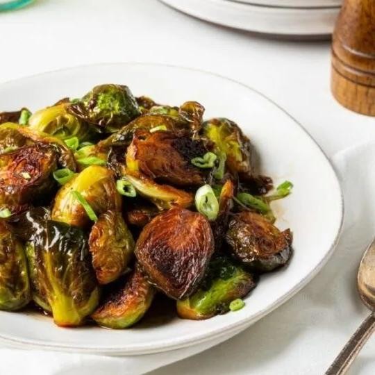 Ponzu Roasted Brussels Sprouts
