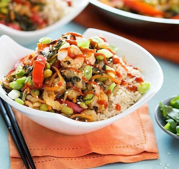 Ponzu Shrimp Stir-Fry