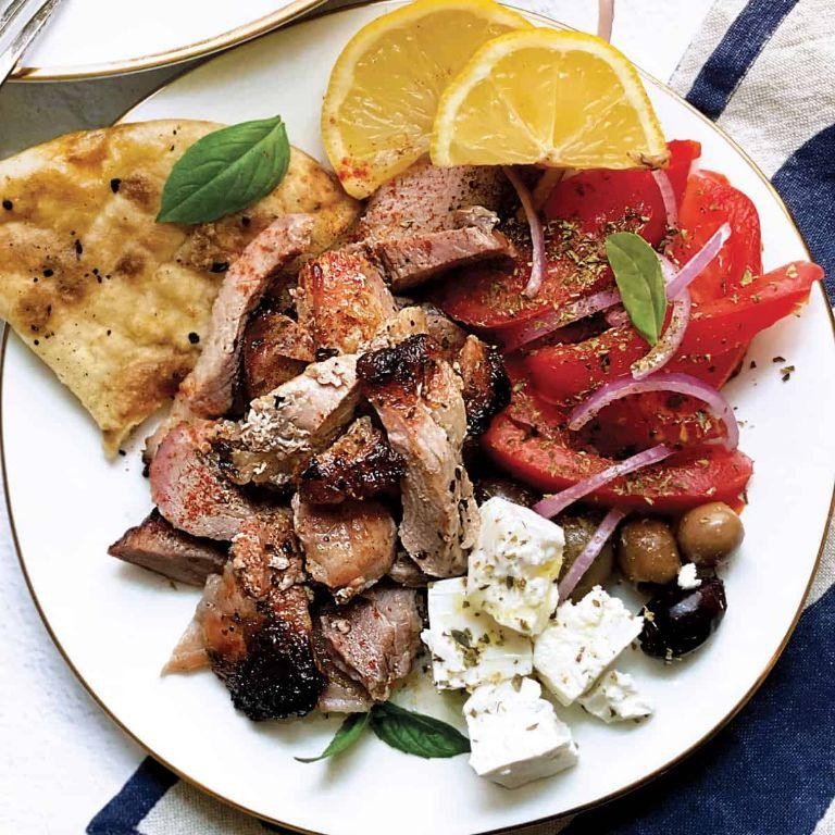 Pork Gyros with Traditional Spices