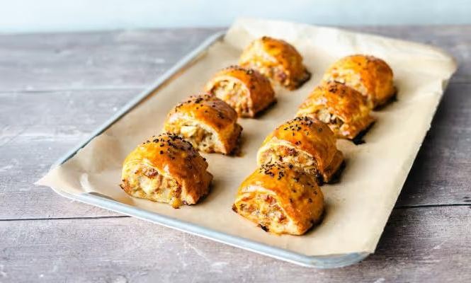 Pork Mince and Apple Sausage Rolls