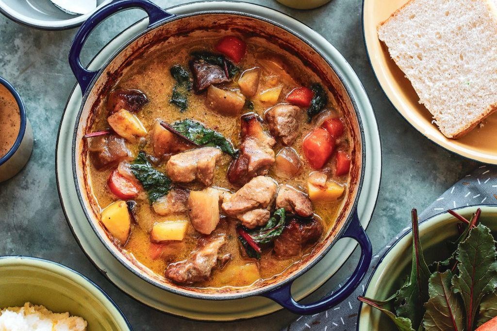 Pork Stew with Beer and Onions