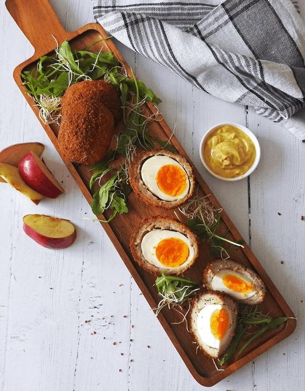 Pork and Apple Scotch Eggs