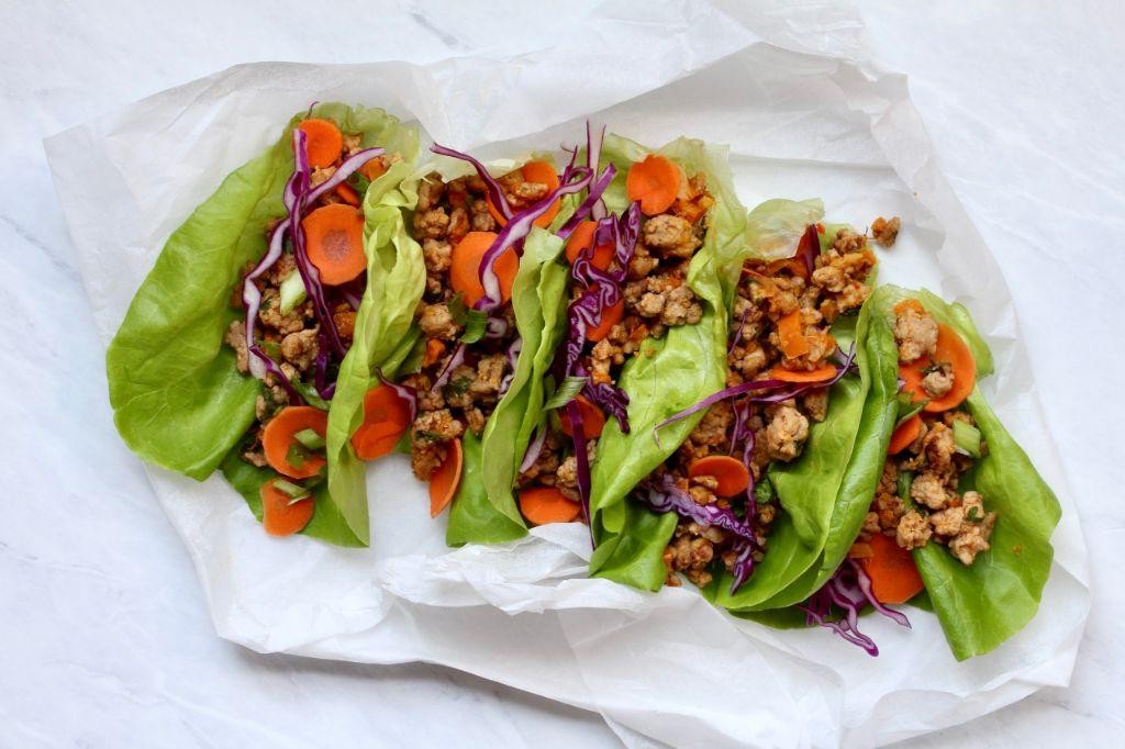 Pork and Ginger Lettuce Wraps