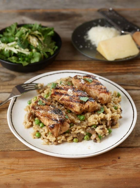 Pork and Mushroom Risotto