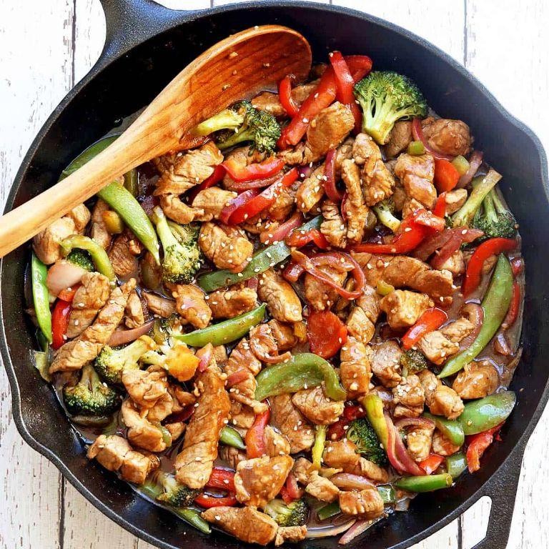 Pork and Vegetable Stir-Fry