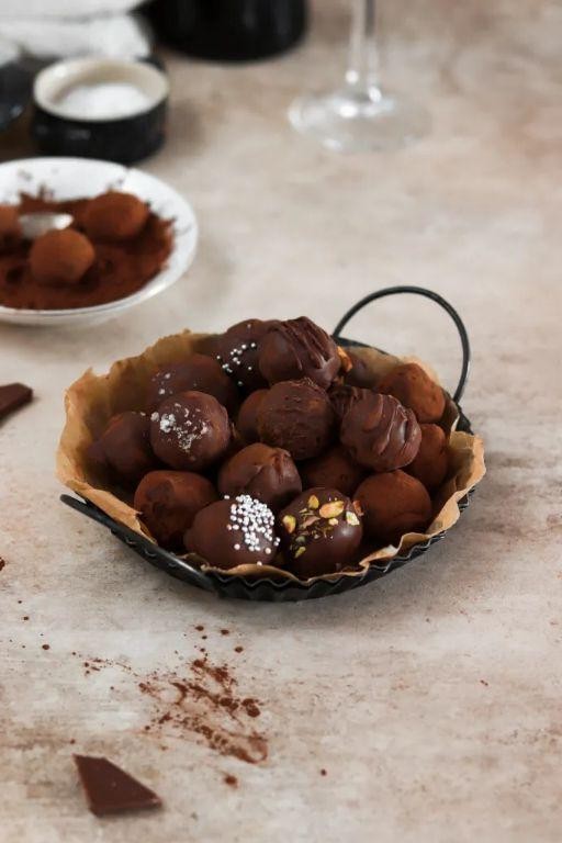 Port Wine Chocolate Truffles