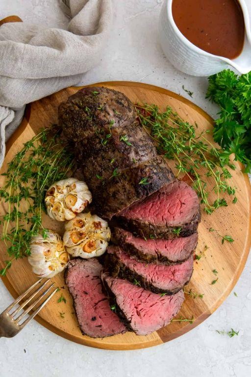 Port Wine Sauce Roasted Beef Tenderloin
