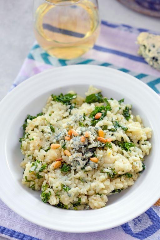 Port Wine and Blue Cheese Risotto