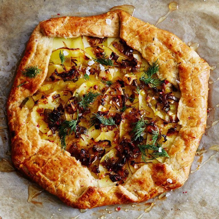 Potato and Leek Galettes