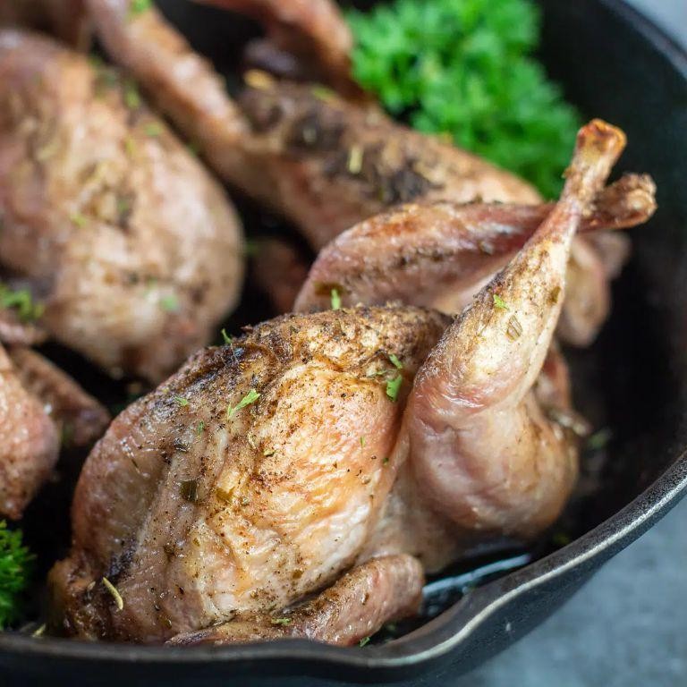 Poultry Seasoning Baked Quail