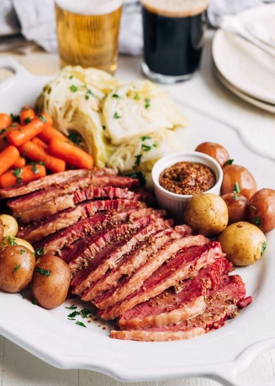 Pressure Cooker Corned Beef and Savory Stewed Cabbage