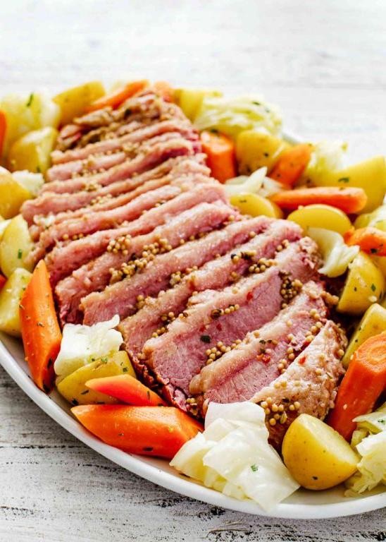 Pressure Cooker Corned Beef with Cabbage and Potatoes