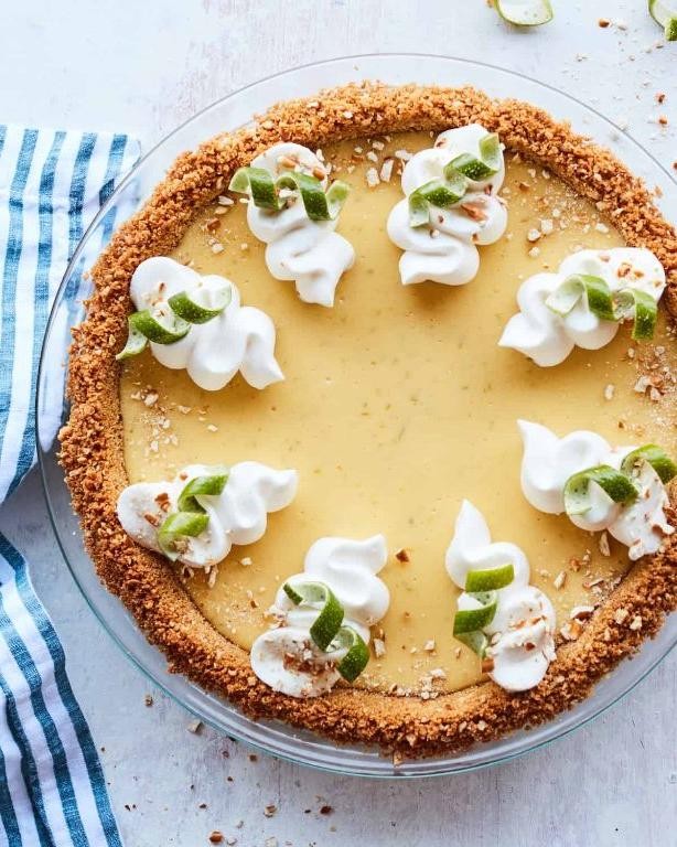 Pretzel Crust Key Lime Pie