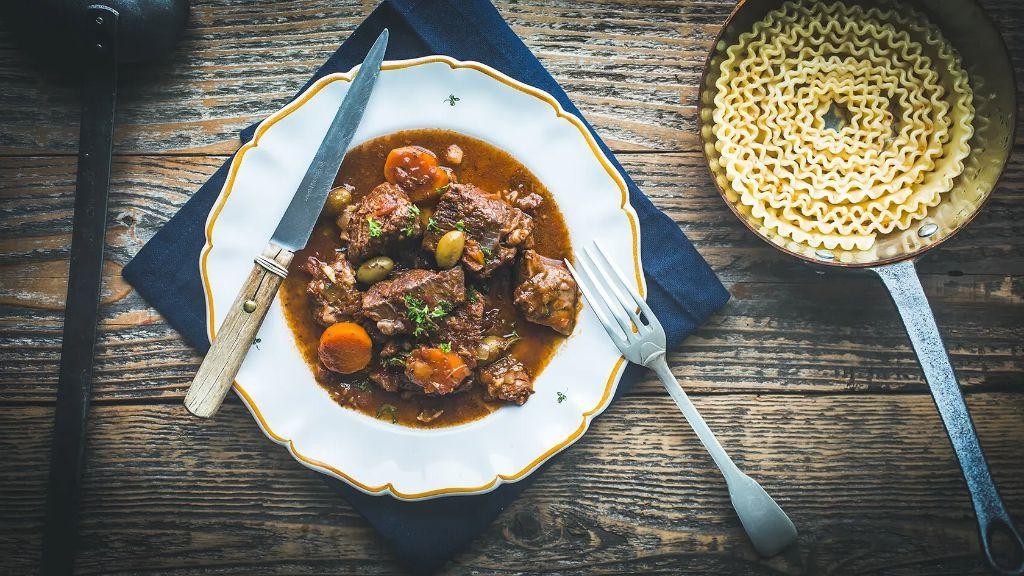 Provençal Daube with Caramelized Onions