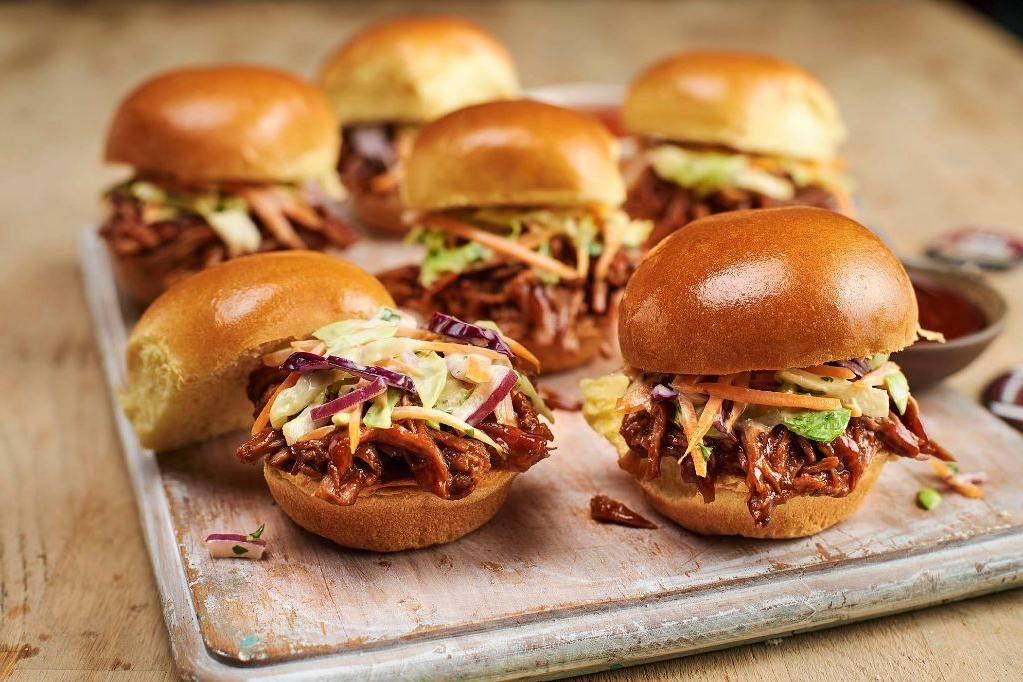 Pulled Pork BBQ Bun Sliders