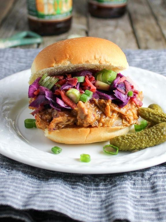 Pulled Pork Sliders with Tangy BBQ Sauce