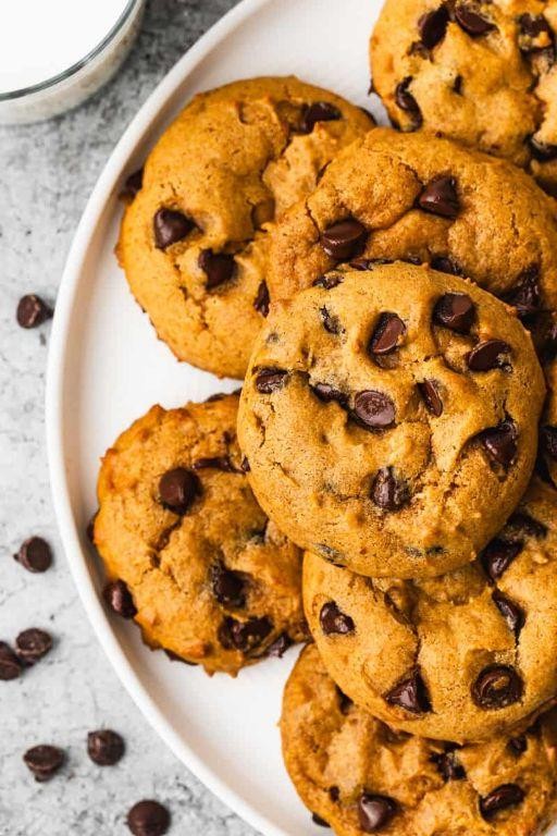 Pumpkin Chocolate Chip Cookies