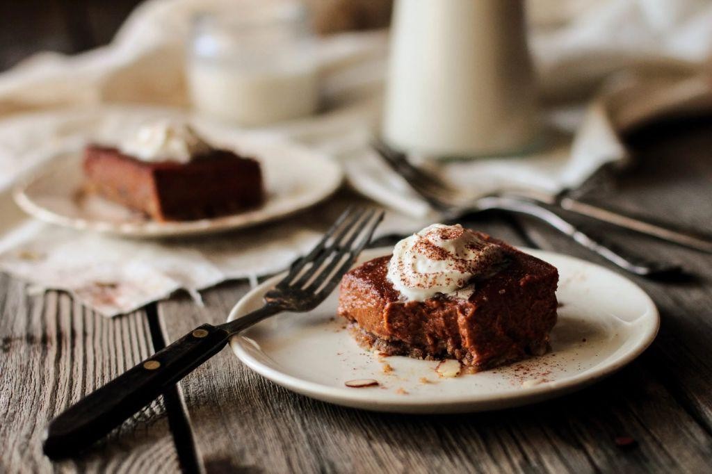 Pumpkin Espresso Chocolate Squares