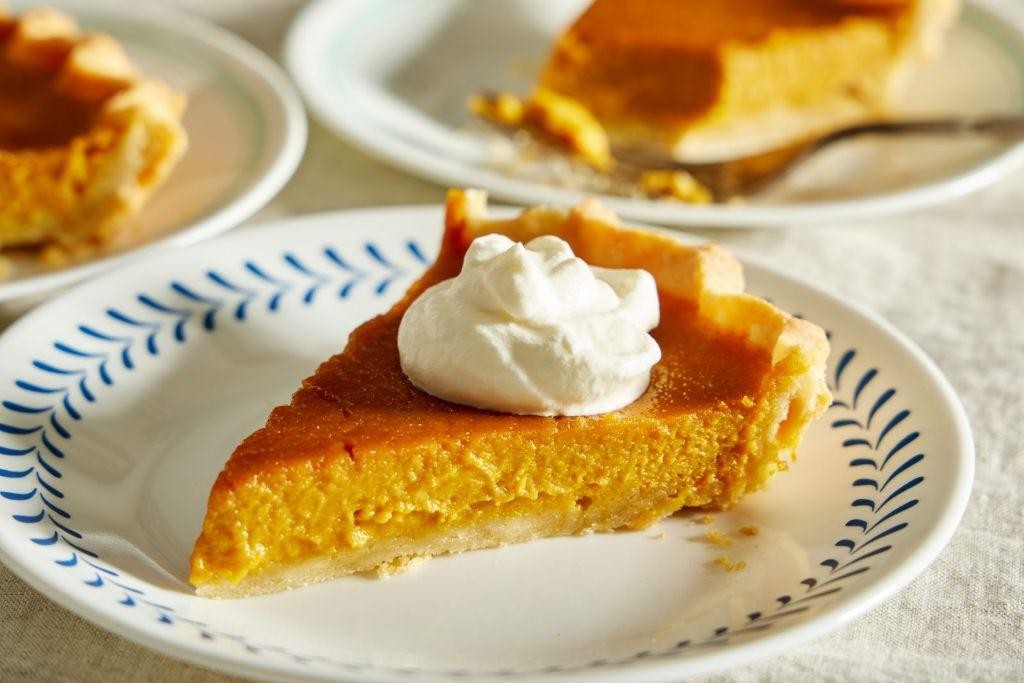 Pumpkin Pie with Whipped Cream