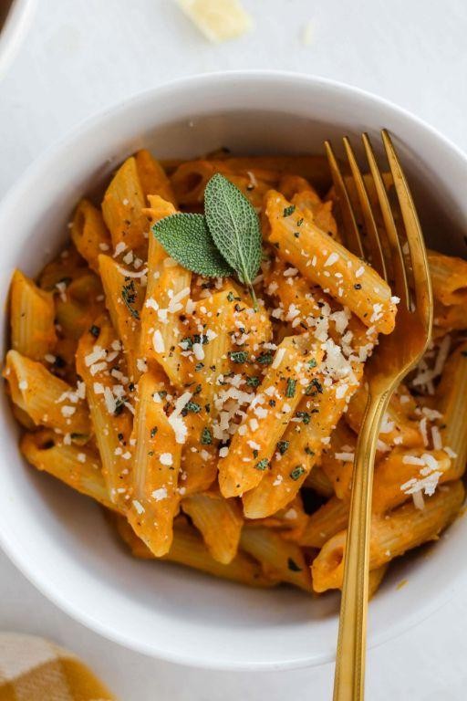 Pumpkin Sage Penne Pasta