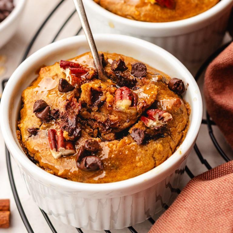 Pumpkin Spice Baked Oatmeal