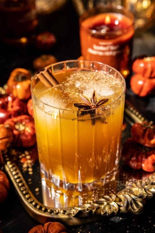 Pumpkin Spice Bourbon Cocktail