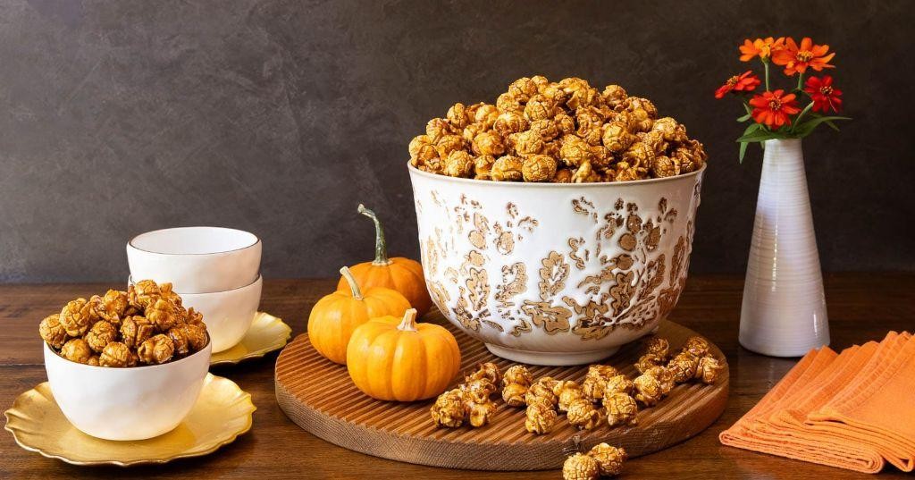 Pumpkin Spice Caramel Corn