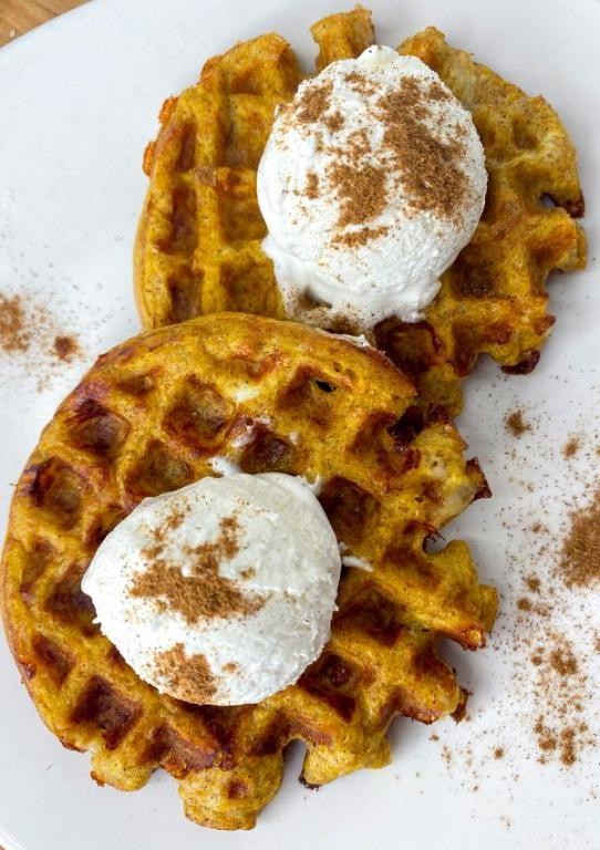 Pumpkin Spice Chaffle