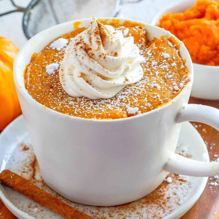 Pumpkin Spice Mug Cake