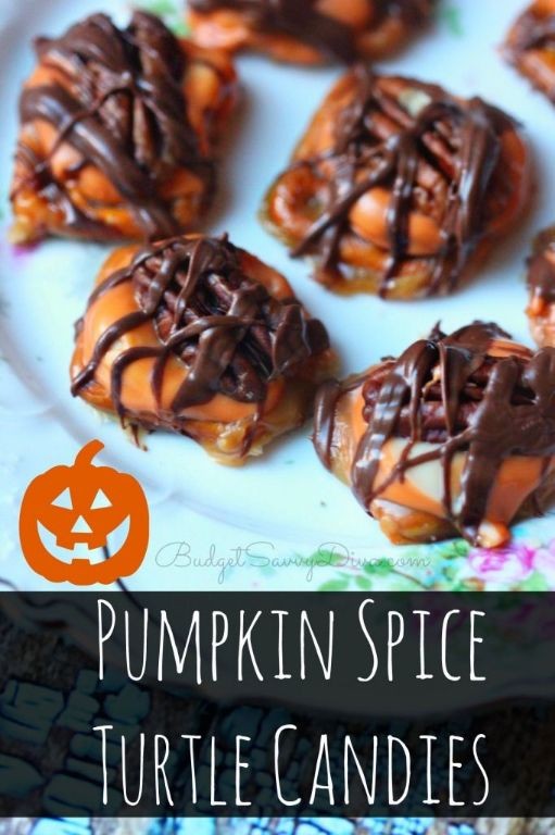 Pumpkin Spice Turtle Truffles