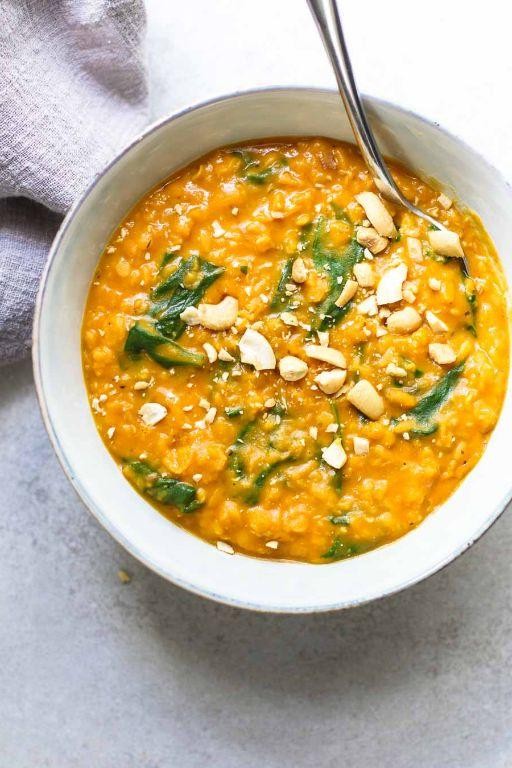 Pumpkin and Lentil Curry