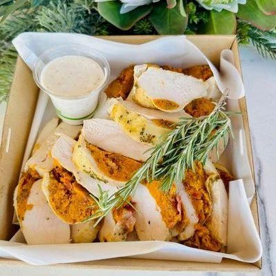 Pumpkin and Sage Filled Chicken Breast