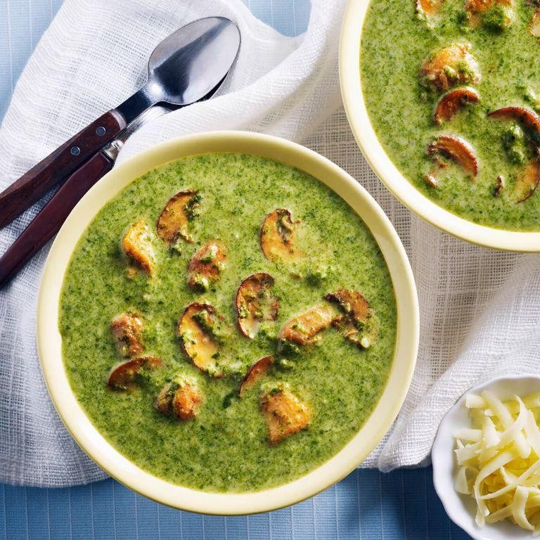 Quick Chicken and Spinach Soup