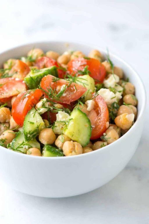Quick Chickpea Salad