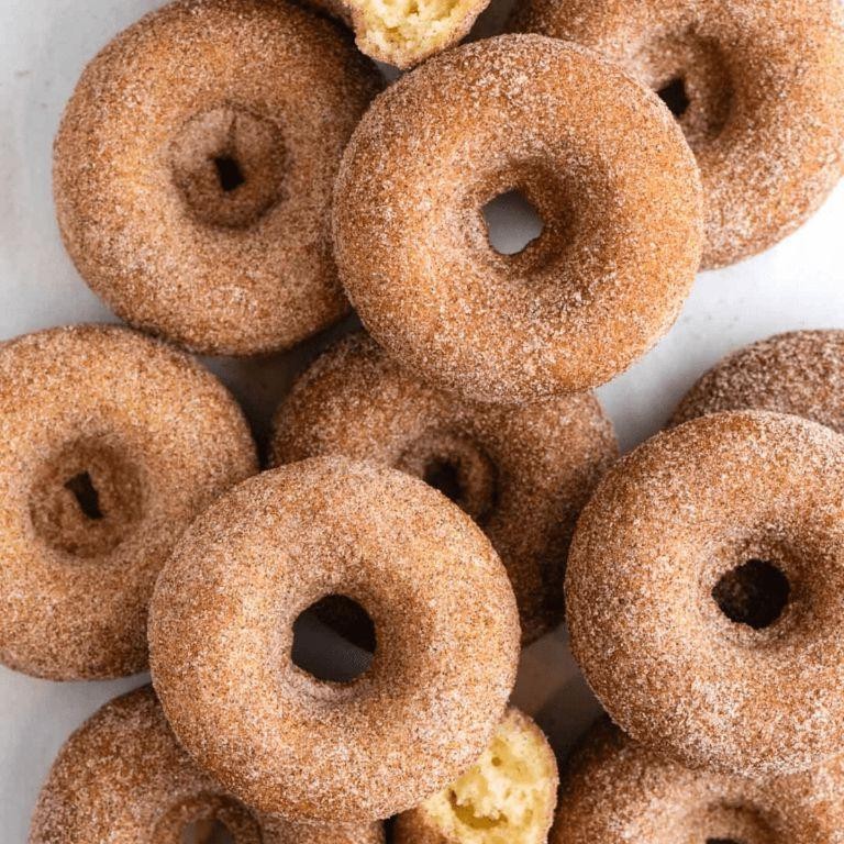Quick Cinnamon Sugar Donuts