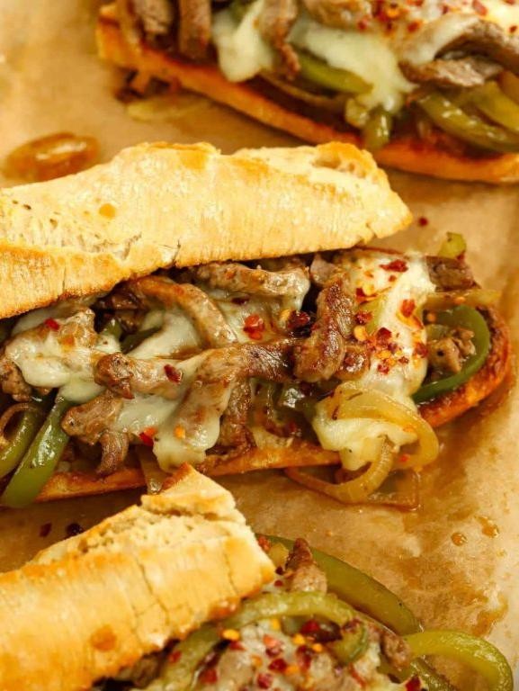 Quick Dump-and-Bake Philly Cheesesteak