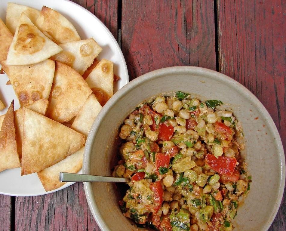 Quick Hominy and Avocado Salad