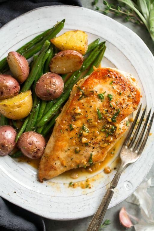 Quick Pan-Seared Herb Butter Chicken