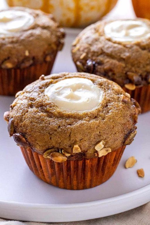 Quick Pumpkin Cream Cheese Muffins