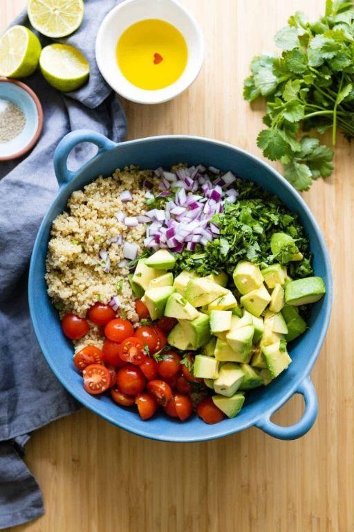Quick Quinoa Salad Bowl