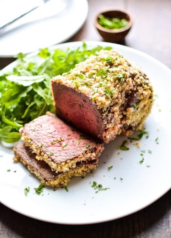 Quick Roast Beef with Mustard Glaze