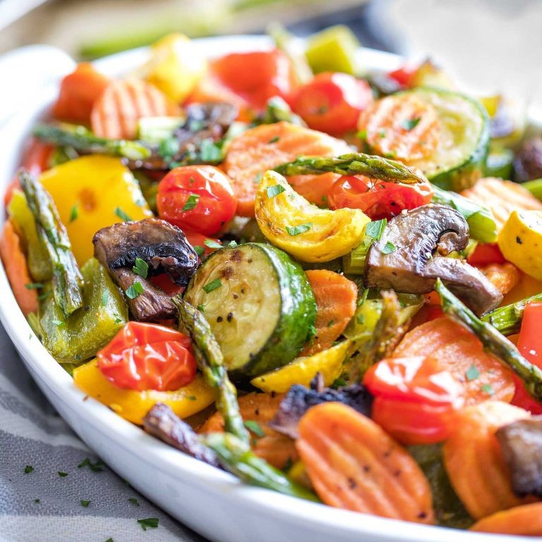 Quick Roasted Vegetable Medley