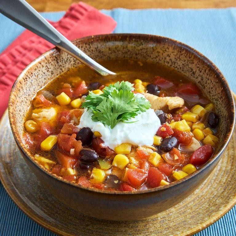 Quick Southwestern Chicken Soup