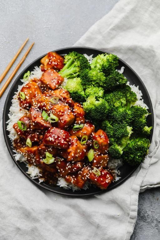Quick Teriyaki Tofu Bowl
