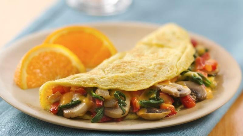 Quick Vegetable Omelette