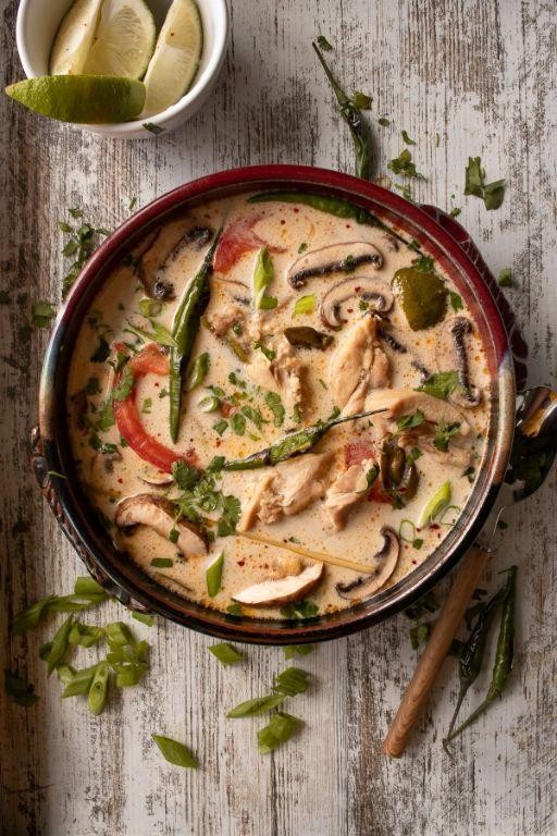Quick and Easy Tom Kha Kai